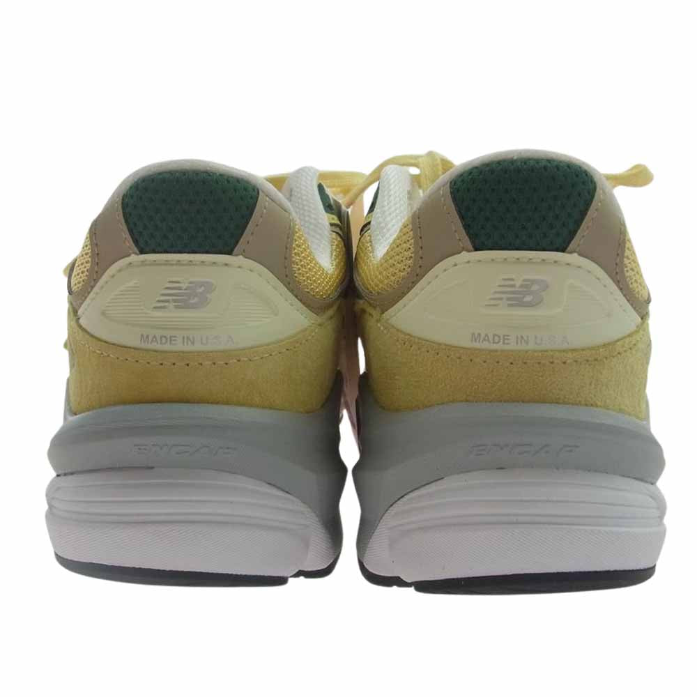 NEW BALANCE ニューバランス U990TE6 USA製 U990TE6 ペールイエロー スニーカー ランニングシューズ ベージュ系 27cm【新古品】【未使用】【中古】