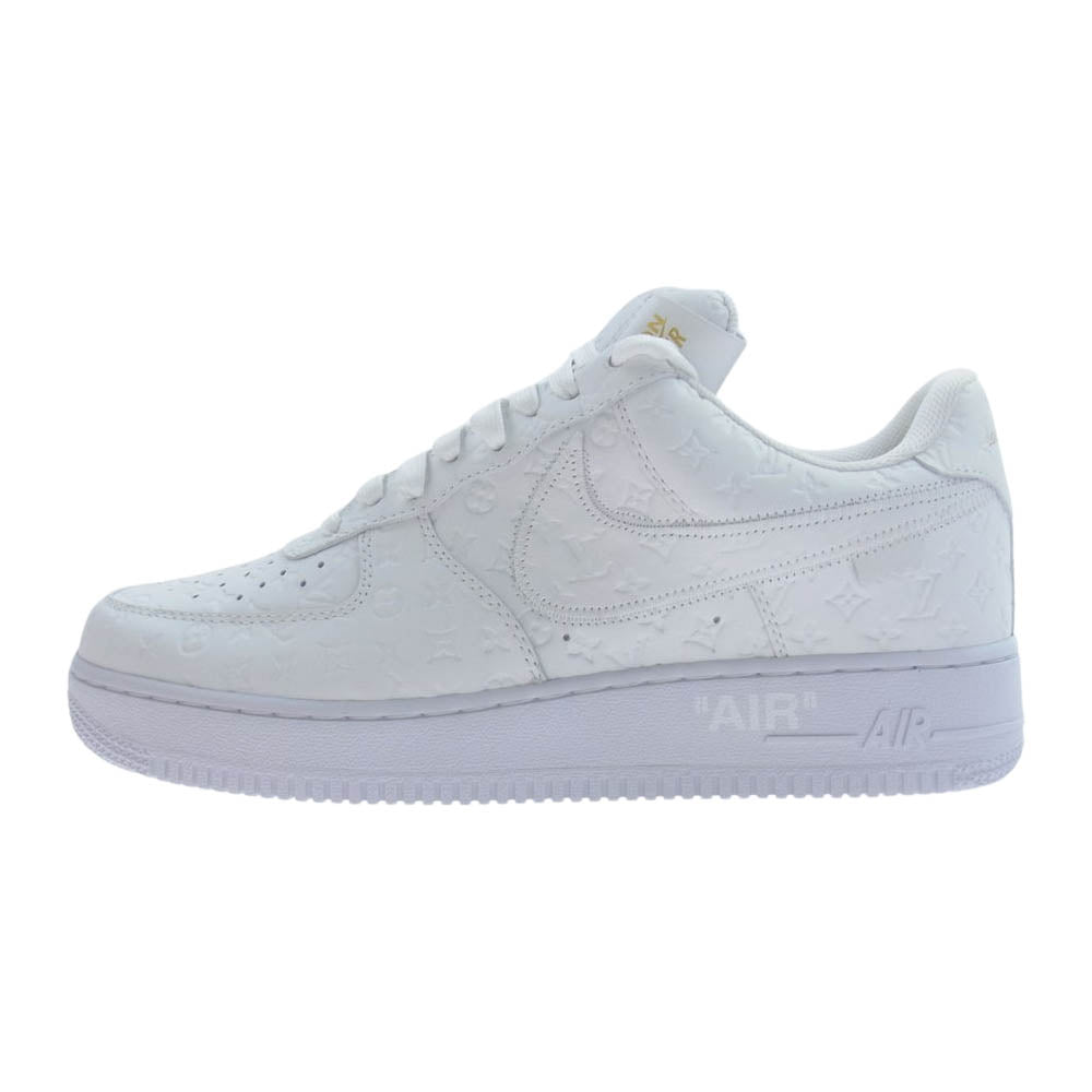 LOUIS VUITTON ルイ・ヴィトン LD0212 × NIKE Air Force 1 Low by Virgil Abloh "White" ナイキ エアフォース ロー ヴァージルアブロー ホワイト系 US8.5【新古品】【未使用】【中古】