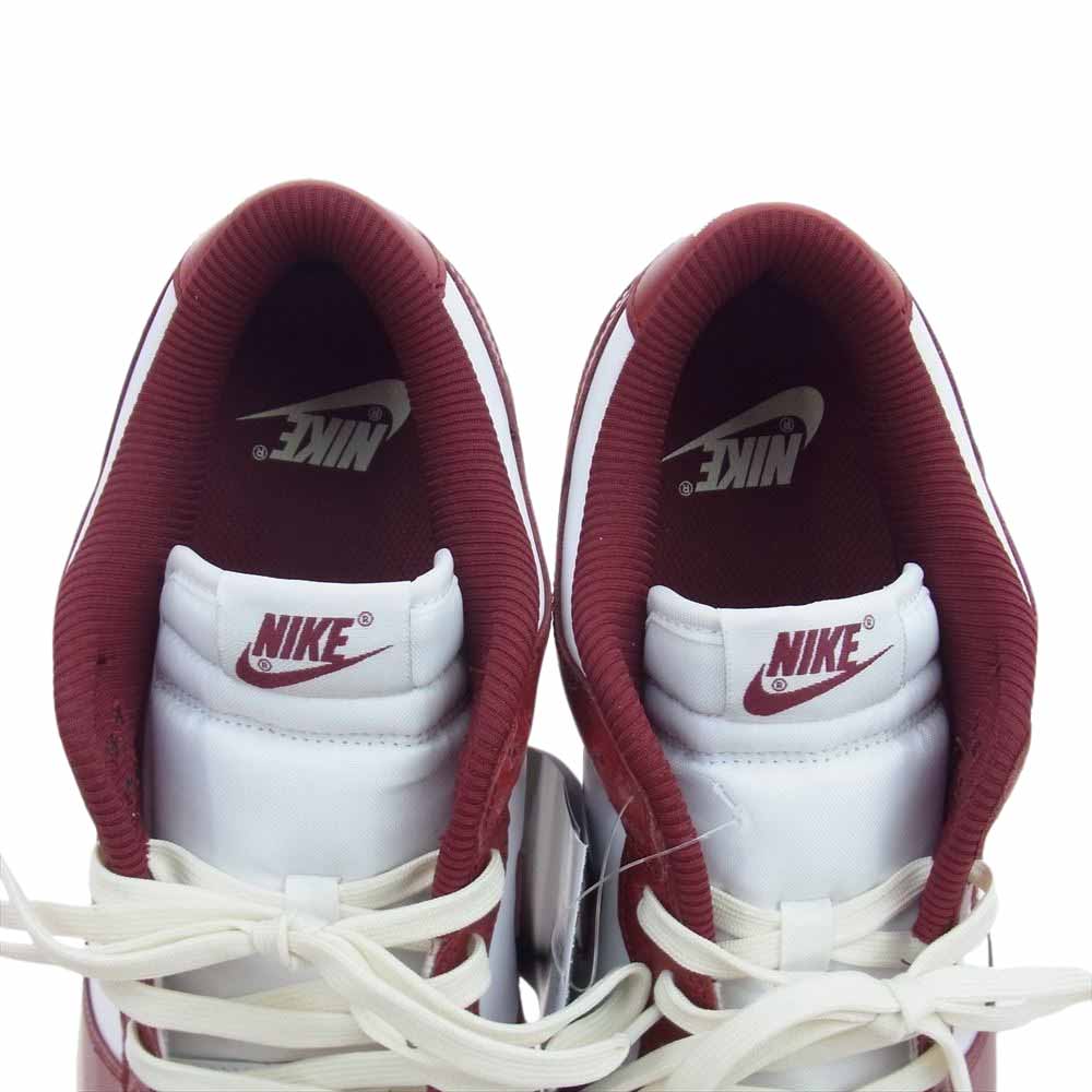 NIKE ナイキ FJ4555-100 WMNS DUNK LOW PRM Team Red and White ウィメンズ ダンク ロー チーム レッド アンド ホワイト スニーカー エンジ系 ホワイト系 29cm【新古品】【未使用】【中古】