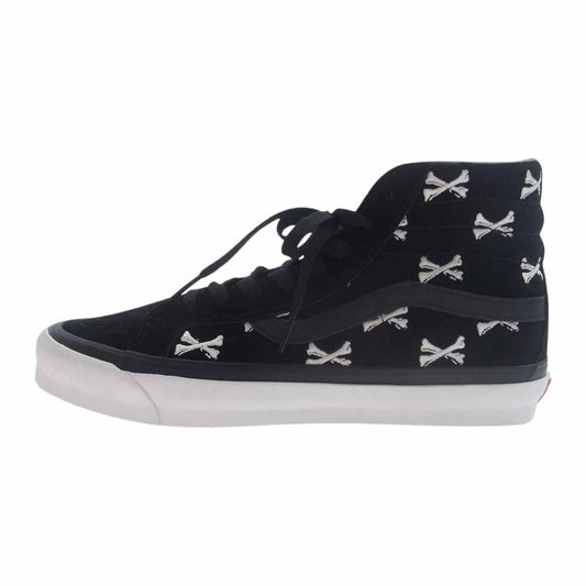 WTAPS ダブルタップス VN0A4BVB20P1 × VANS Vault SK8-HI LX バンズ クロスボーン ハイカット スニーカー  ブラック系 28.5cm【新古品】【未使用】【中古】