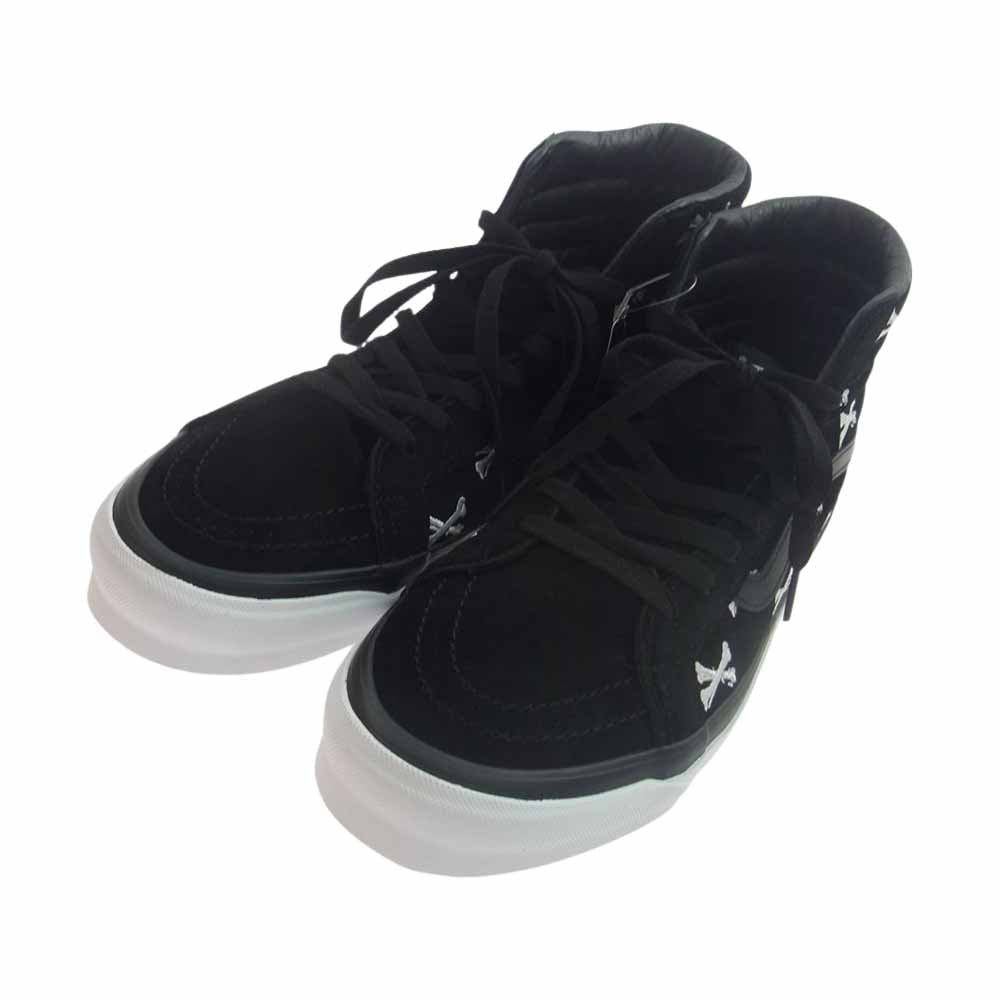 WTAPS ダブルタップス VN0A4BVB20P1 × VANS Vault SK8-HI LX バンズ クロスボーン ハイカット スニーカー  ブラック系 28.5cm【新古品】【未使用】【中古】