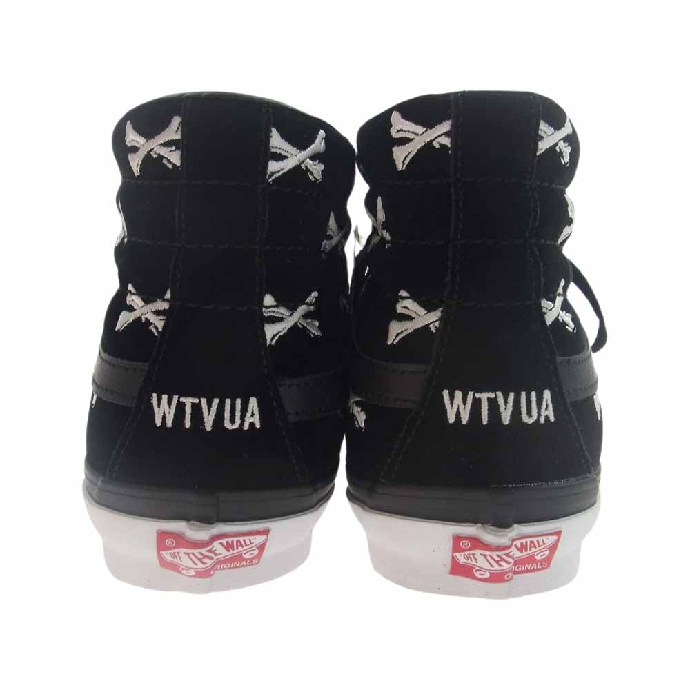 WTAPS ダブルタップス VN0A4BVB20P1 × VANS Vault SK8-HI LX バンズ クロスボーン ハイカット スニーカー  ブラック系 28.5cm【新古品】【未使用】【中古】