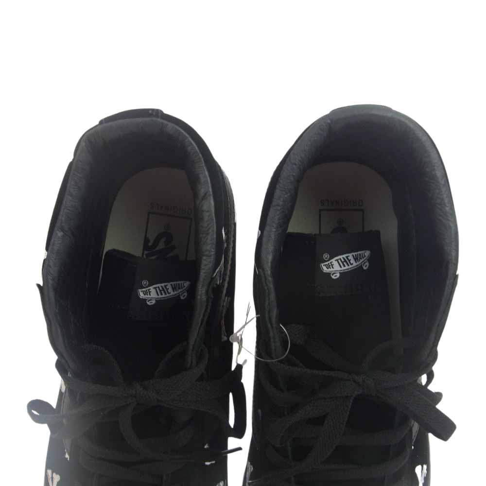 WTAPS ダブルタップス VN0A4BVB20P1 × VANS Vault SK8-HI LX バンズ クロスボーン ハイカット スニーカー  ブラック系 28.5cm【新古品】【未使用】【中古】