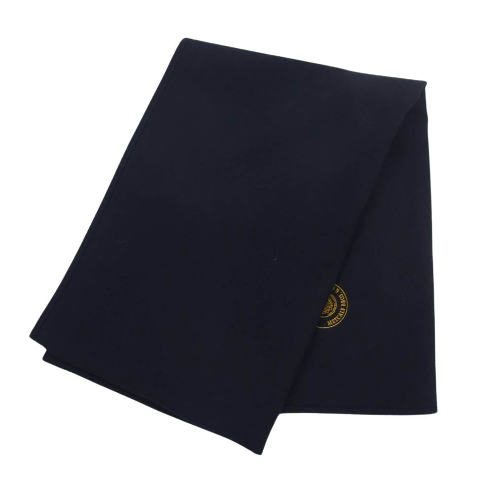 Engineered Garments エンジニアードガーメンツ Button Shawl USA製 ボタンショール ウール マフラー ポンチョ ネイビー系【極上美品】【中古】