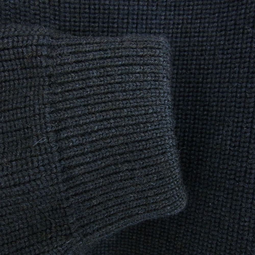 アンデルセンアンデルセン 7G スキッパー ジャケット インディゴ ニット カーディガン ダークグレー系 XS【中古】