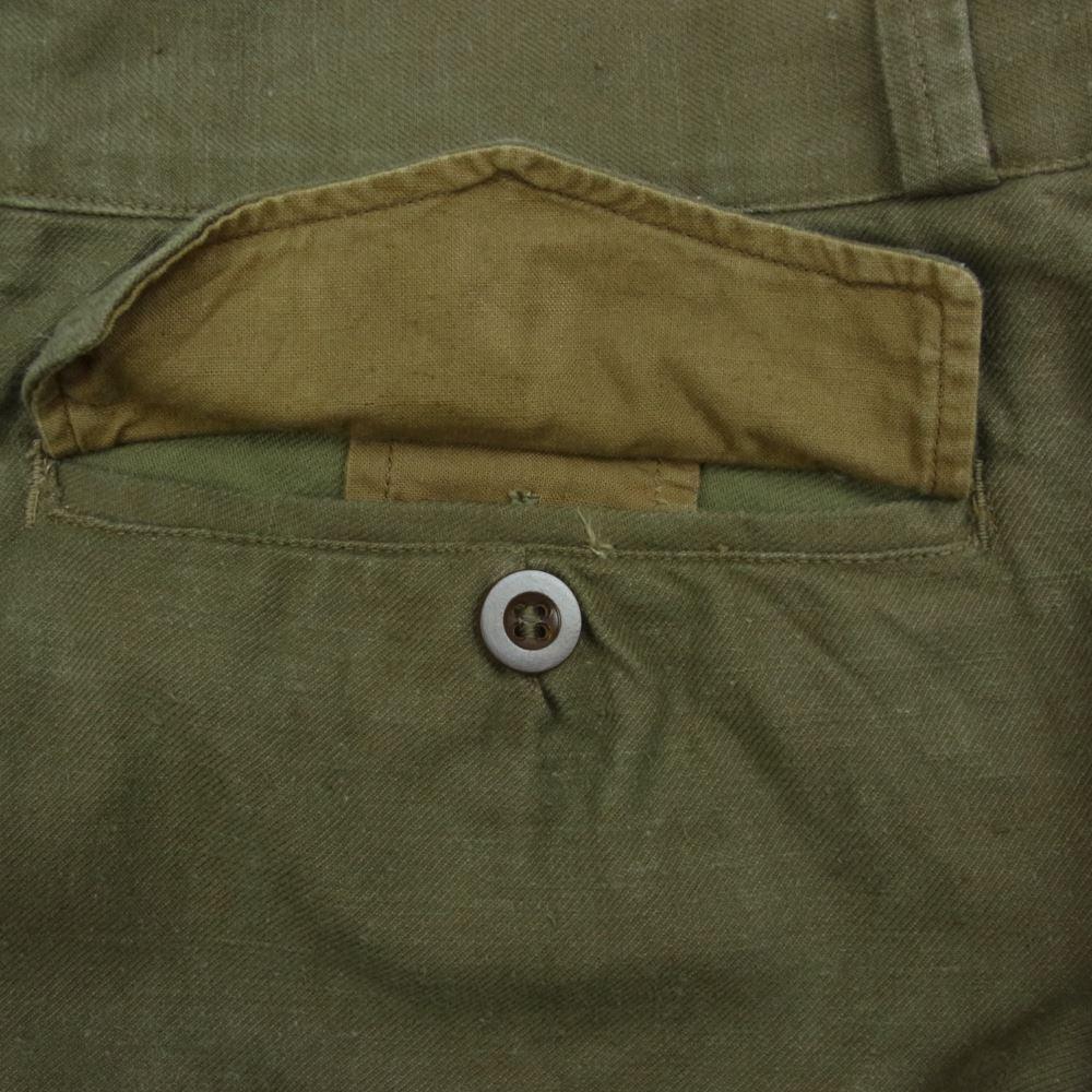ヴィンテージ フランス軍 M47 前期 カーゴ パンツ カーキ系【中古】