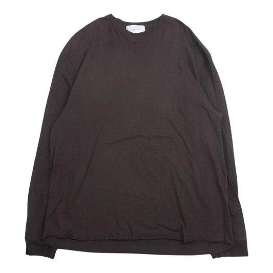 UNUSED アンユーズド US2277 ダメージ加工 ロング スリーブ Tシャツ 長袖 ブラウン系 M【中古】