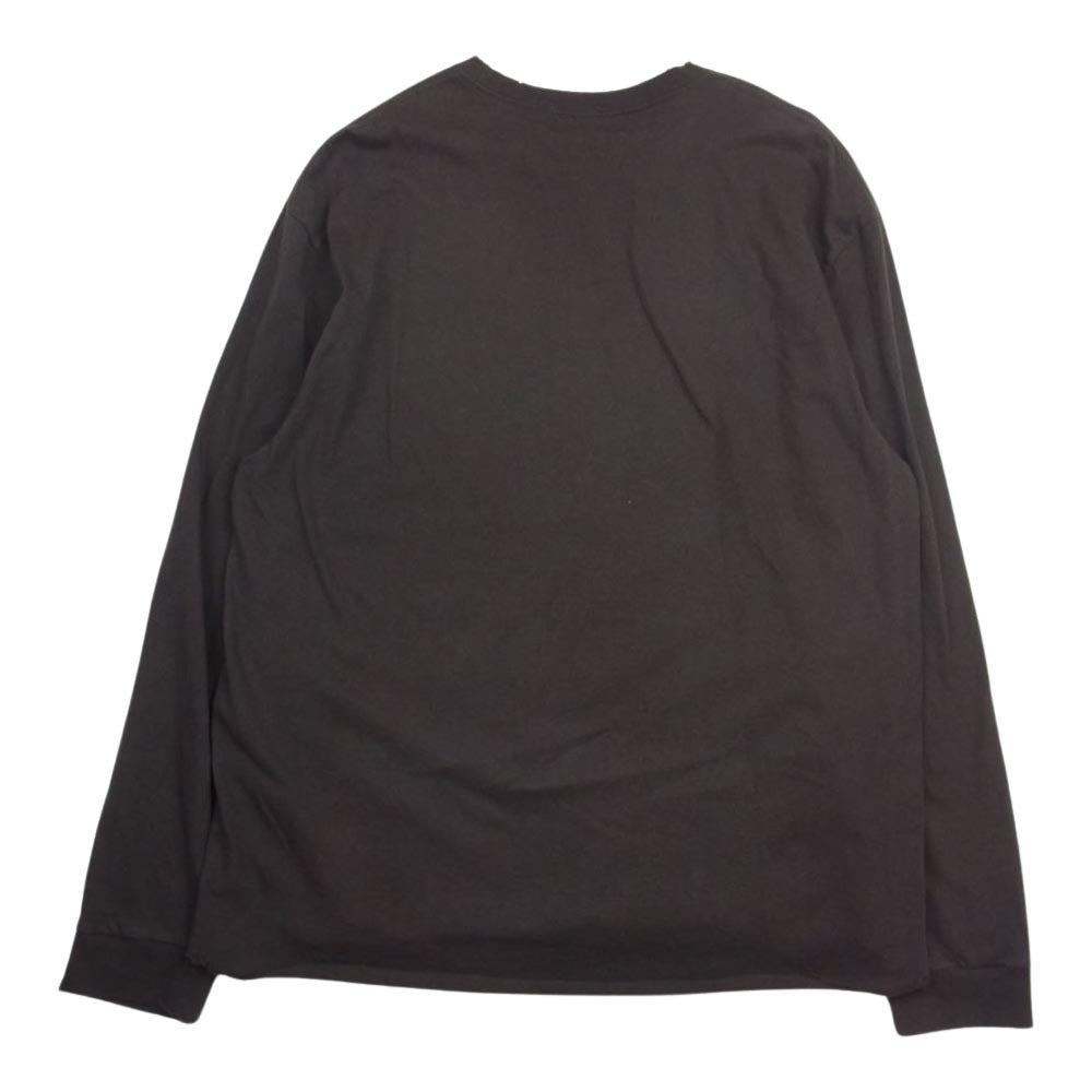 UNUSED アンユーズド US2277 ダメージ加工 ロング スリーブ Tシャツ 長袖 ブラウン系 M【中古】