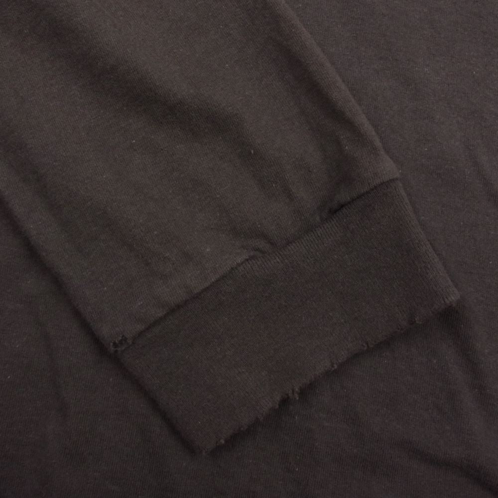 UNUSED アンユーズド US2277 ダメージ加工 ロング スリーブ Tシャツ 長袖 ブラウン系 M【中古】