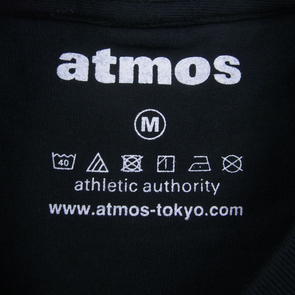 atmos アトモス HENI-P-001 × SOMA VINTAGE SNEAKER TEE BLACK ソウマ ヴィンテージ スニーカー Tシャツ ブラック系 M【極上美品】【中古】