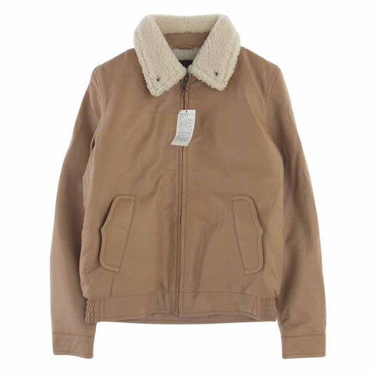 A.P.C. アーペーセー 裏ボア ラムレザージャケット ボンバージャケット 1【美品】【中古】