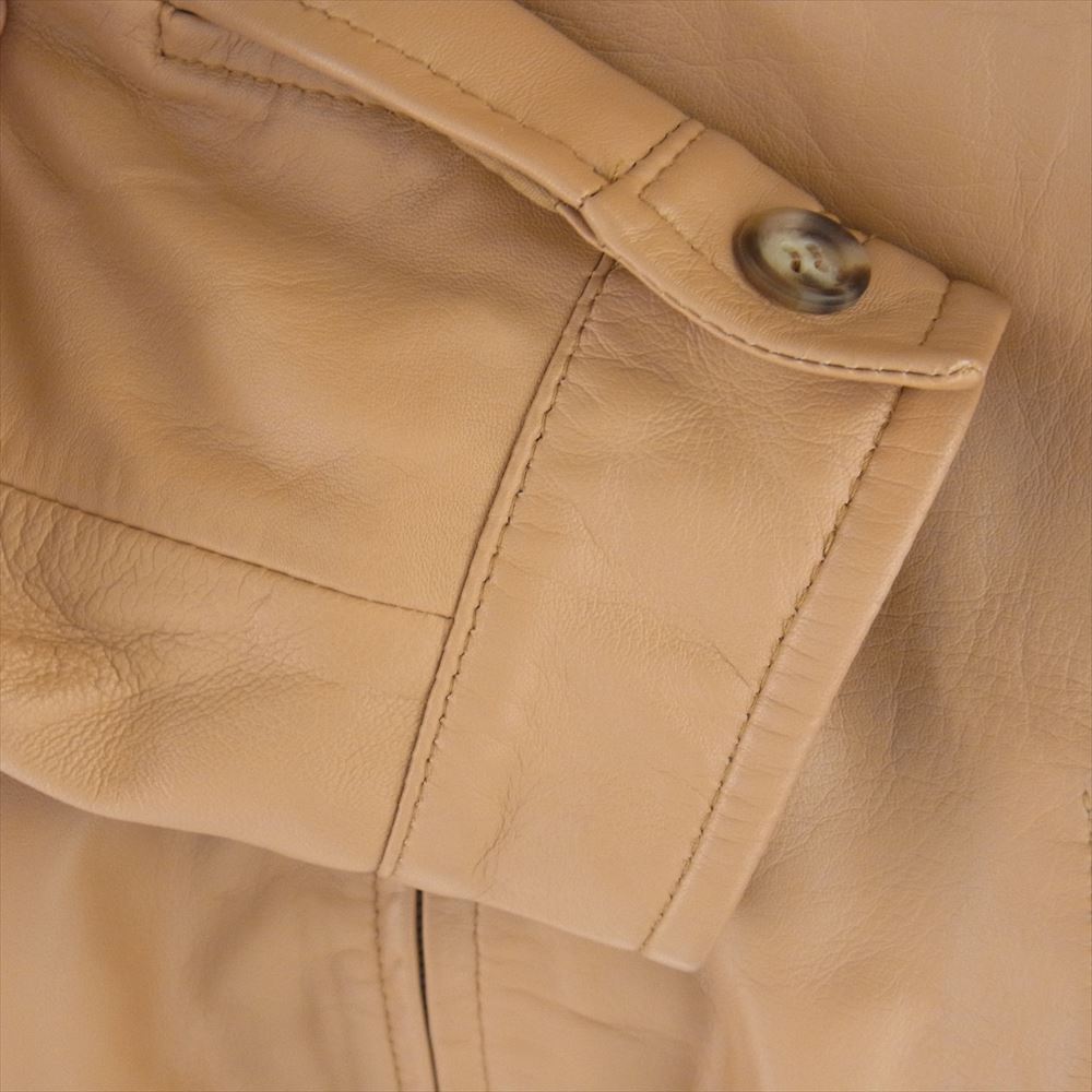 A.P.C. アーペーセー 裏ボア ラムレザージャケット ボンバージャケット 1【美品】【中古】