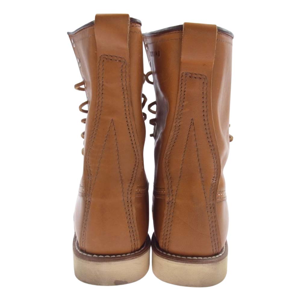 RED WING レッドウィング 9877 犬タグ IRISH SETTER アイリッシュ セッター ワークブーツ ライトブラウン系 US9D【中古】