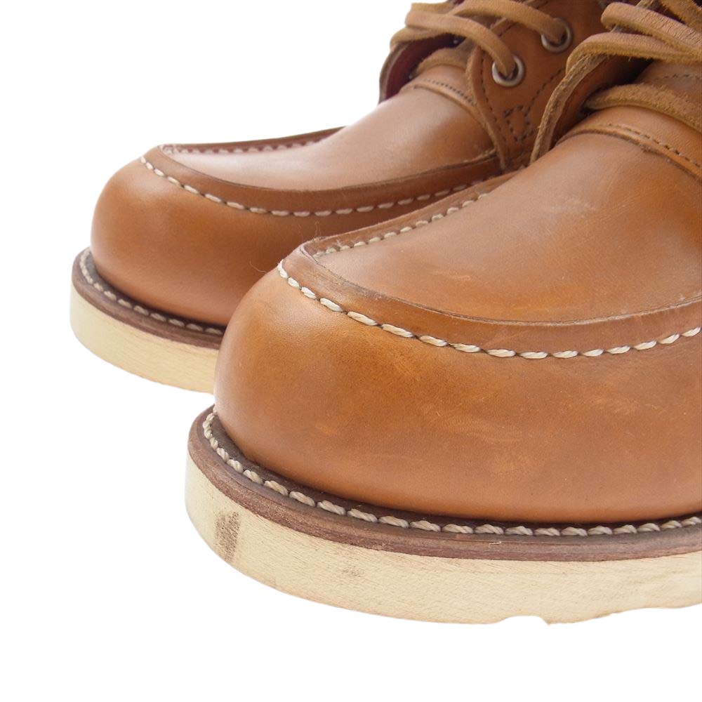 RED WING レッドウィング 9877 犬タグ IRISH SETTER アイリッシュ セッター ワークブーツ ライトブラウン系 US9D【中古】