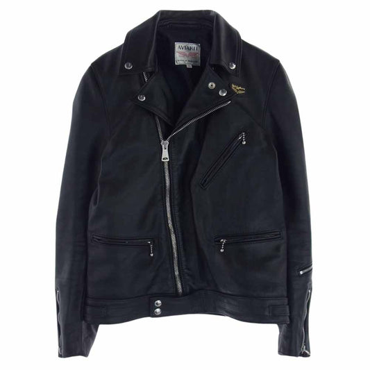 Lewis Leathers ルイスレザー 441T CYCLONE サイクロン タイトフィット レザー ライダース ジャケット ブラック系 38【中古】