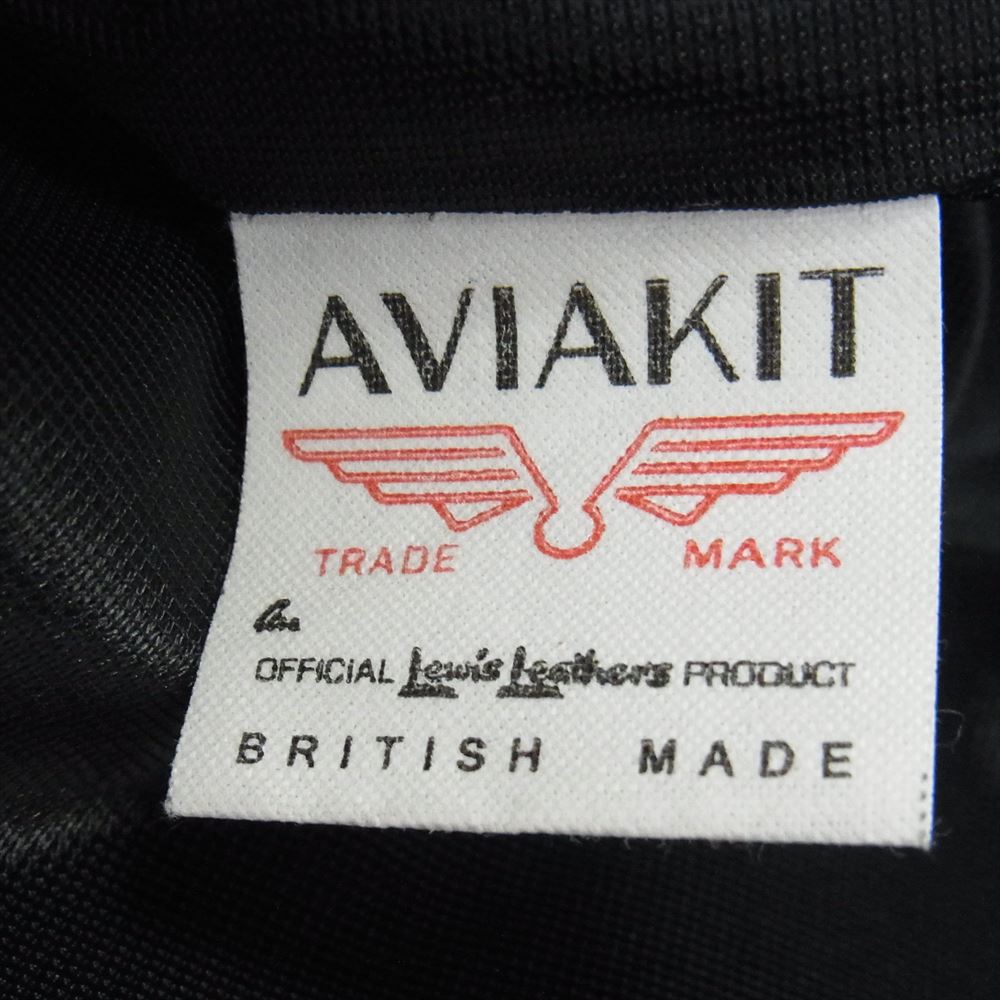Lewis Leathers ルイスレザー 441T CYCLONE サイクロン タイトフィット レザー ライダース ジャケット ブラック系 38【中古】