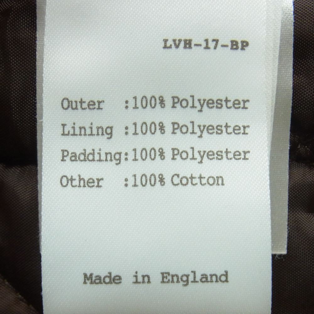 LAVENHAM ラベンハム LVH-17-BP 国内正規品 英国製 ラブンライト 裏ボア フード キルティング コート グレイッシュベージュ系 38 10【中古】