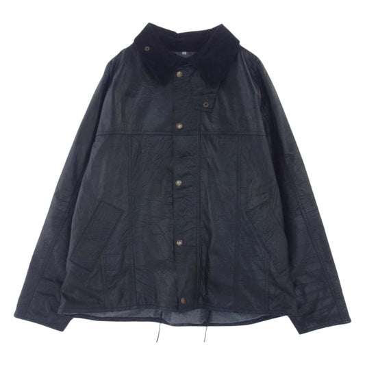 ユーズド REMAKE LEATHER DRIVERS JACKET リメイク ユーロレザー ドライバーズ レザー ジャケット ブラック系 2【中古】