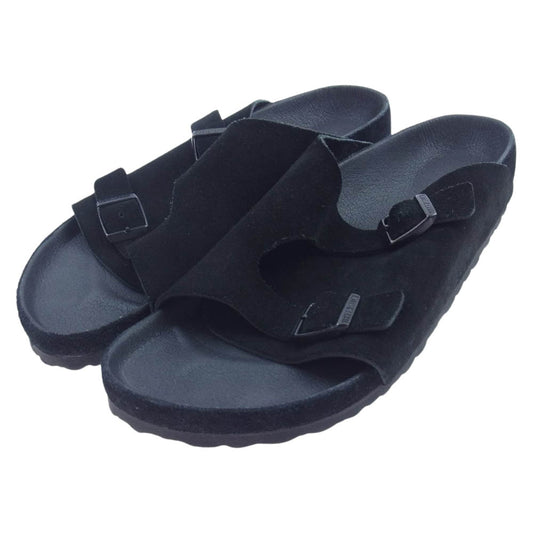 BIRKENSTOCK ビルケンシュトック BEAMS ビームス 別注 Suede Zurich スエード チューリッヒ サンダル ブラック系 43【美品】【中古】