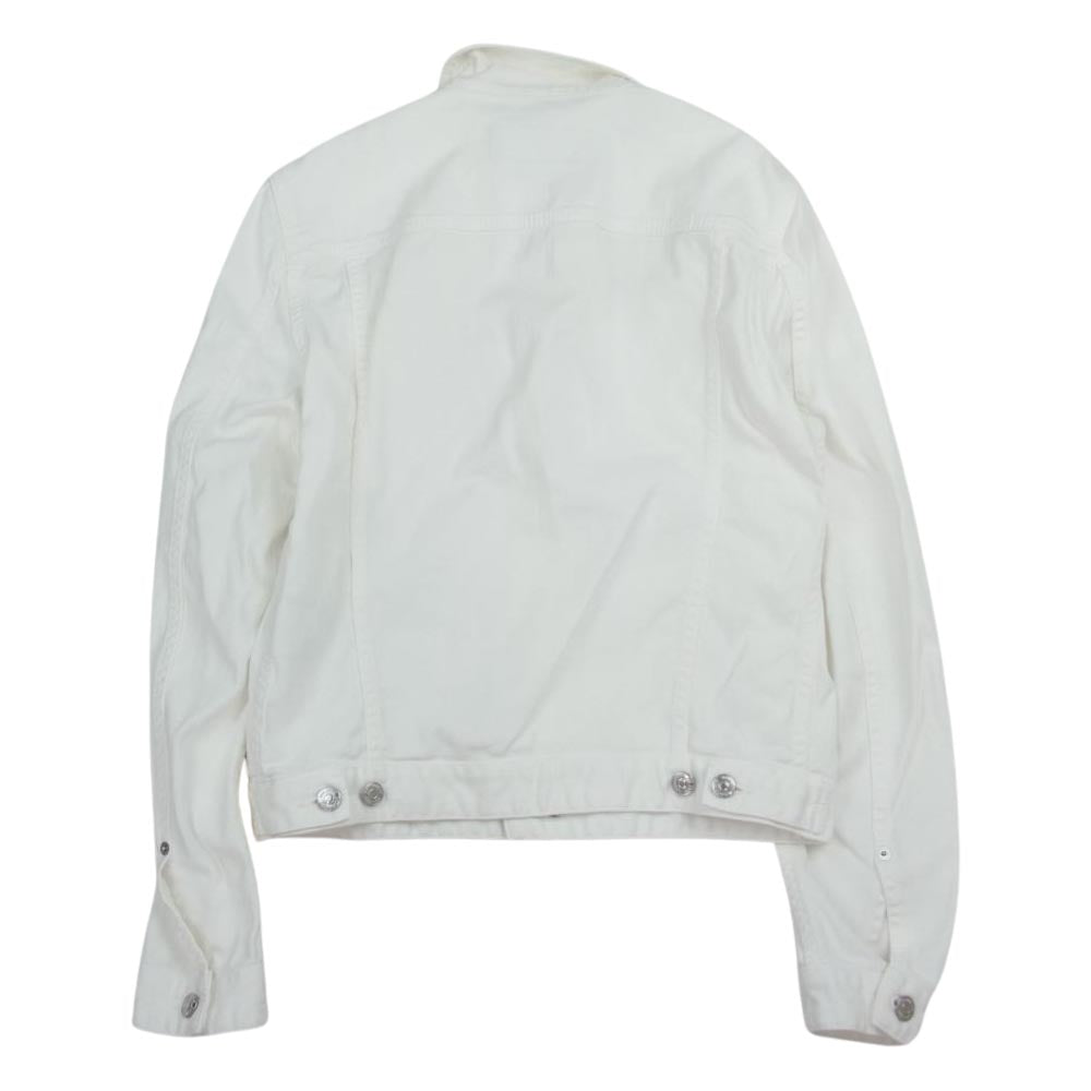 DSQUARED2 ディースクエアード S74AM0596 S39781 WHITE DENIM JACKET ホワイトデニム トラッカージャケット ホワイト系 44【中古】