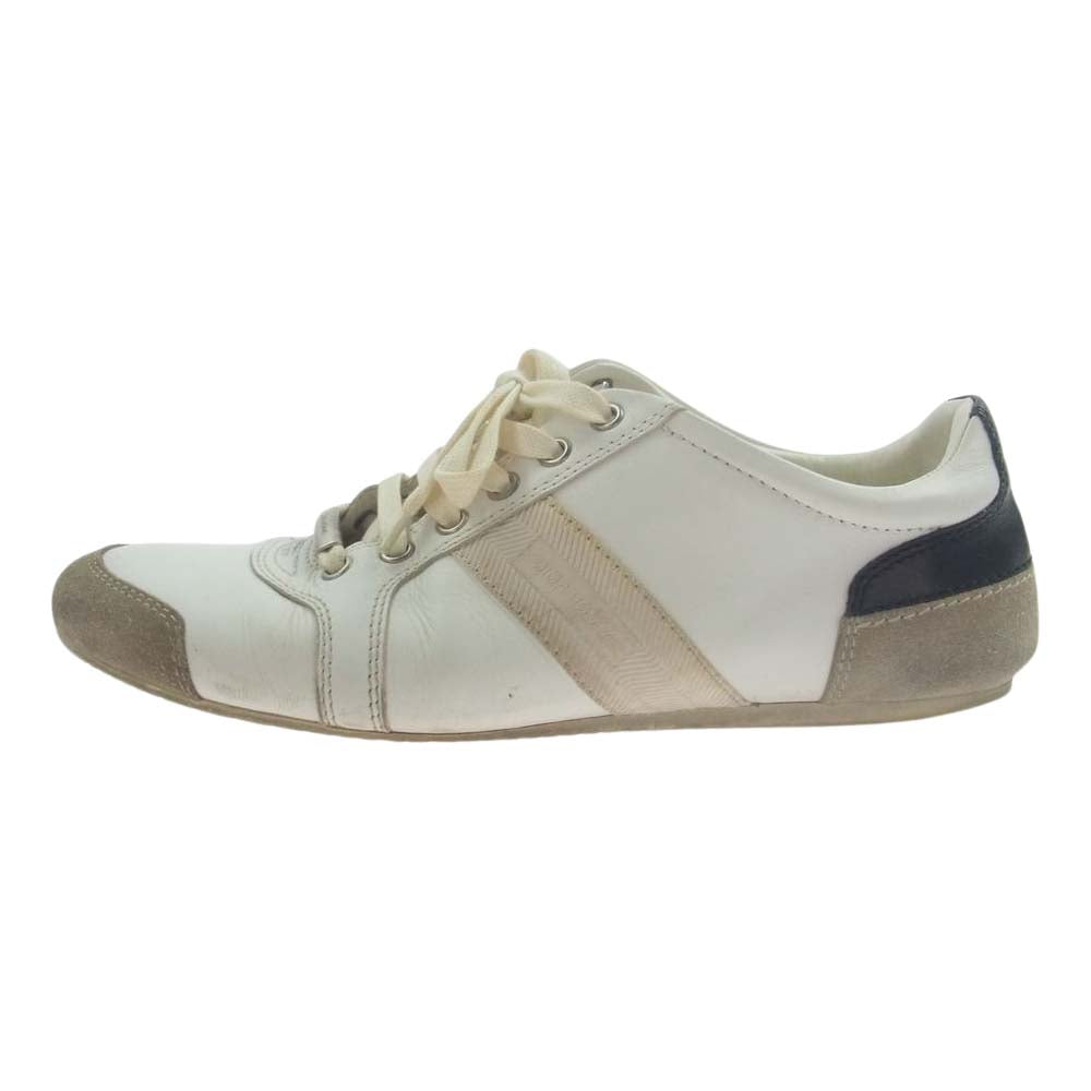 Dior ディオール 1ETL ジャーマントレーナー ローカット スニーカー ホワイト ホワイト系 40.5【中古】