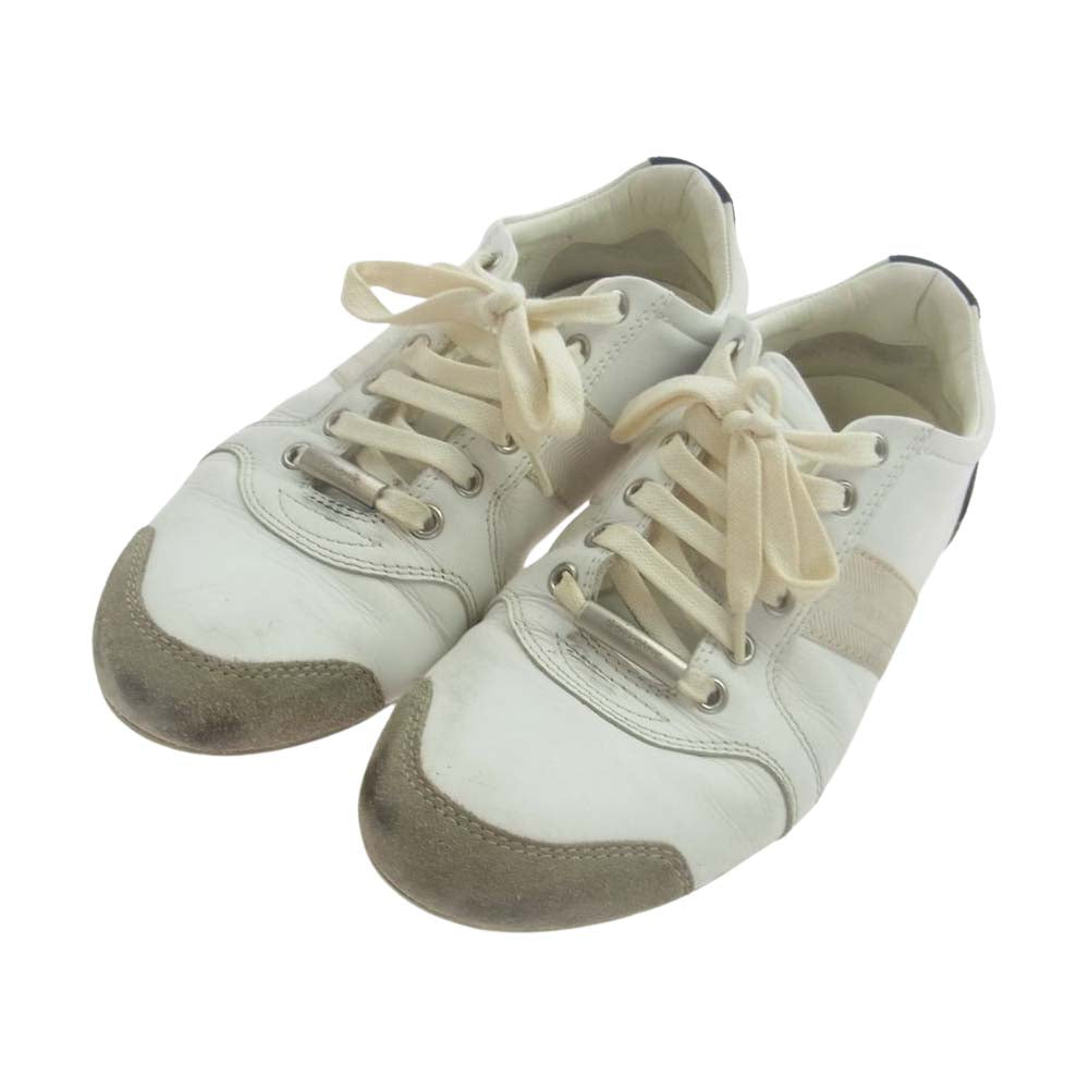 Dior ディオール 1ETL ジャーマントレーナー ローカット スニーカー ホワイト ホワイト系 40.5【中古】