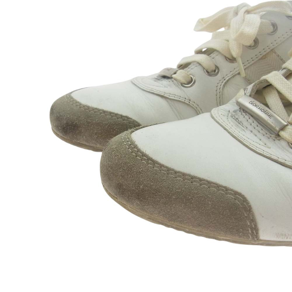 Dior ディオール 1ETL ジャーマントレーナー ローカット スニーカー ホワイト ホワイト系 40.5【中古】