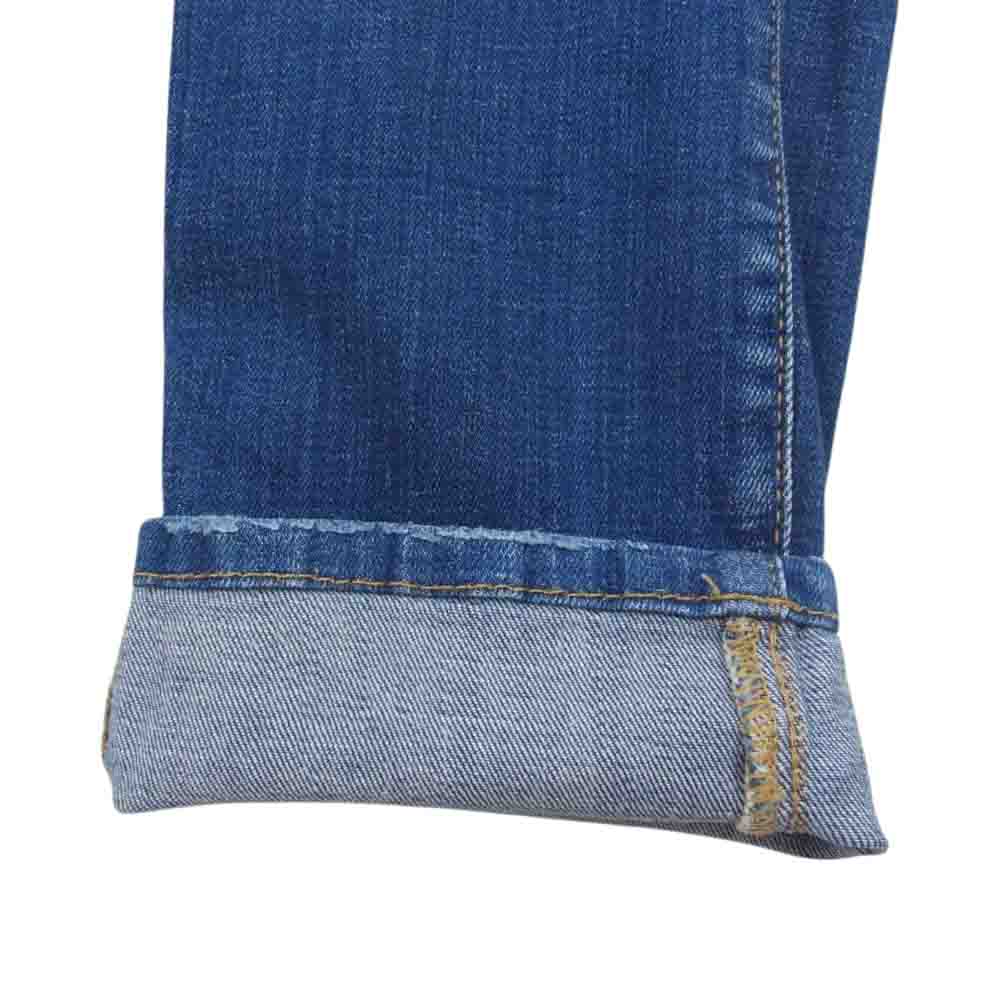 DSQUARED2 ディースクエアード S71LB0747 S30342 国内正規品 SKATER JEAN スケータージーンズ クラッシュ加工 デニムパンツ  インディゴブルー系 44【中古】