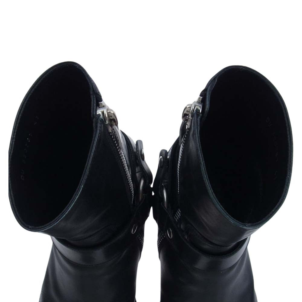 SAINT LAURENT サンローラン DU330781 Ring Boots ハーネス リング ブーツ ブラック系 41【中古】