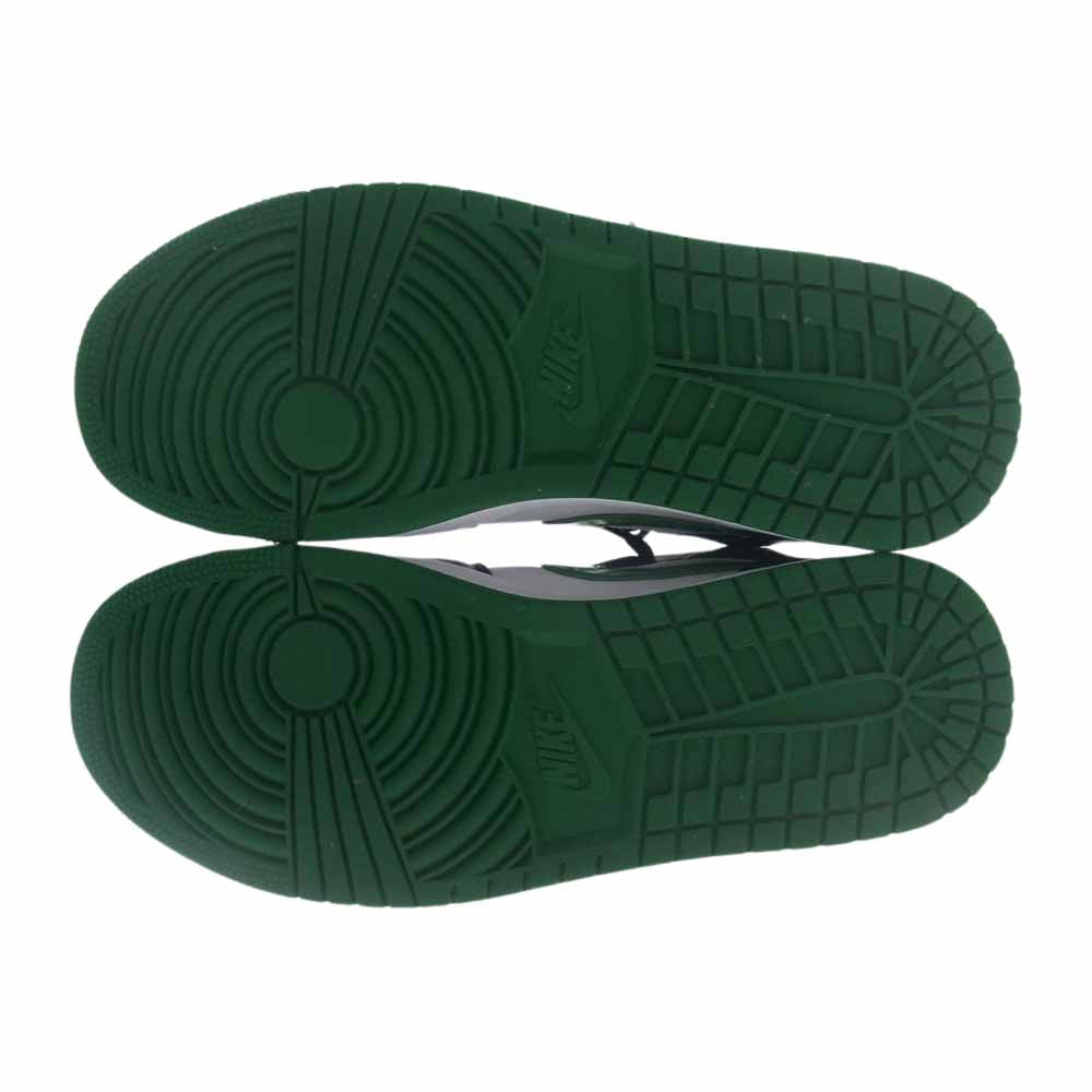 NIKE AIR JORDAN ナイキ ジョーダン 554724-067 1 MID 1ミッド PINE GREEN パイン グリーン ブラック系 グリーン系 26.5cm【極上美品】【中古】