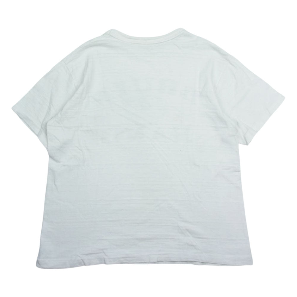 WAREHOUSE ウエアハウス 4601 BRUIN ロゴ 半袖 Tシャツ ホワイト系 S【中古】