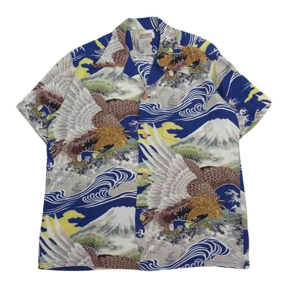 SUN SURF サンサーフ SS37573 SPECIAL EDITION HUNT DOWN FROM SKY スペシャルエディション ハワイアン 半袖 シャツ マルチカラー系 M【中古】