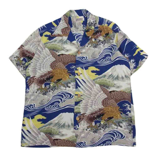 SUN SURF サンサーフ SS37573 SPECIAL EDITION HUNT DOWN FROM SKY スペシャルエディション ハワイアン 半袖 シャツ マルチカラー系 M【中古】