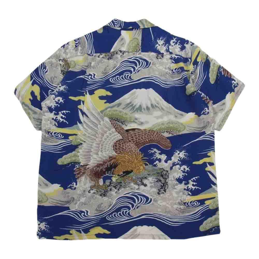 SUN SURF サンサーフ SS37573 SPECIAL EDITION HUNT DOWN FROM SKY スペシャルエディション ハワイアン 半袖 シャツ マルチカラー系 M【中古】