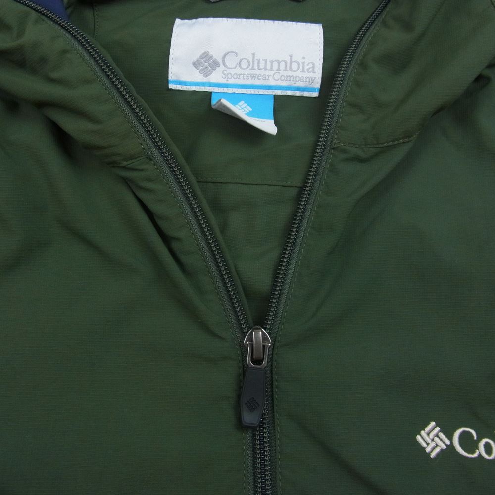 コロンビア 218 PM3412 FROCKS JACKET フロックスジャケット ナイロンパーカー ナイロンジャケット　 ベージュ系 カーキ系 XL【中古】