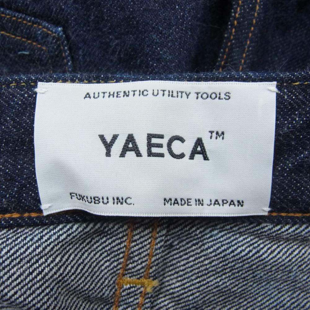YAECA ヤエカ 15-13W DENIM PANTS STANDARD スタンダード デニム パンツ インディゴブルー系 32【中古】
