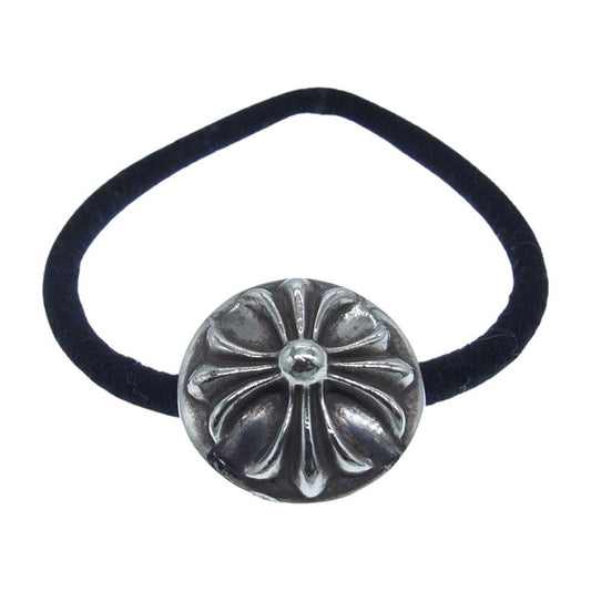 CHROME HEARTS クロムハーツ（原本有） HAIRBAND クロスボール コンチョボタン ヘアバンド ブレスレット シルバー系【中古】