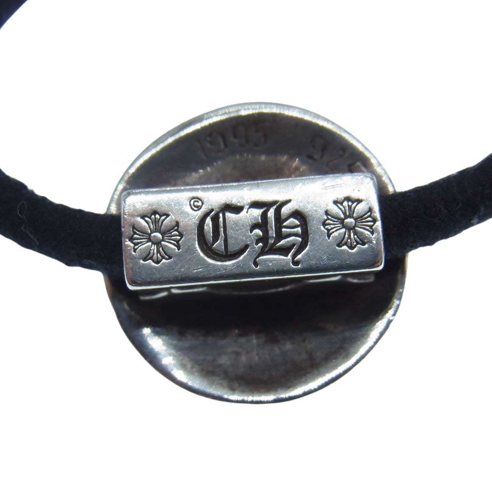 CHROME HEARTS クロムハーツ（原本有） HAIRBAND クロスボール コンチョボタン ヘアバンド ブレスレット シルバー系【中古】
