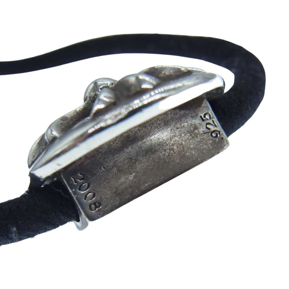 CHROME HEARTS クロムハーツ（原本有） HAIRBAND クロスボール コンチョボタン ヘアバンド ブレスレット シルバー系【中古】