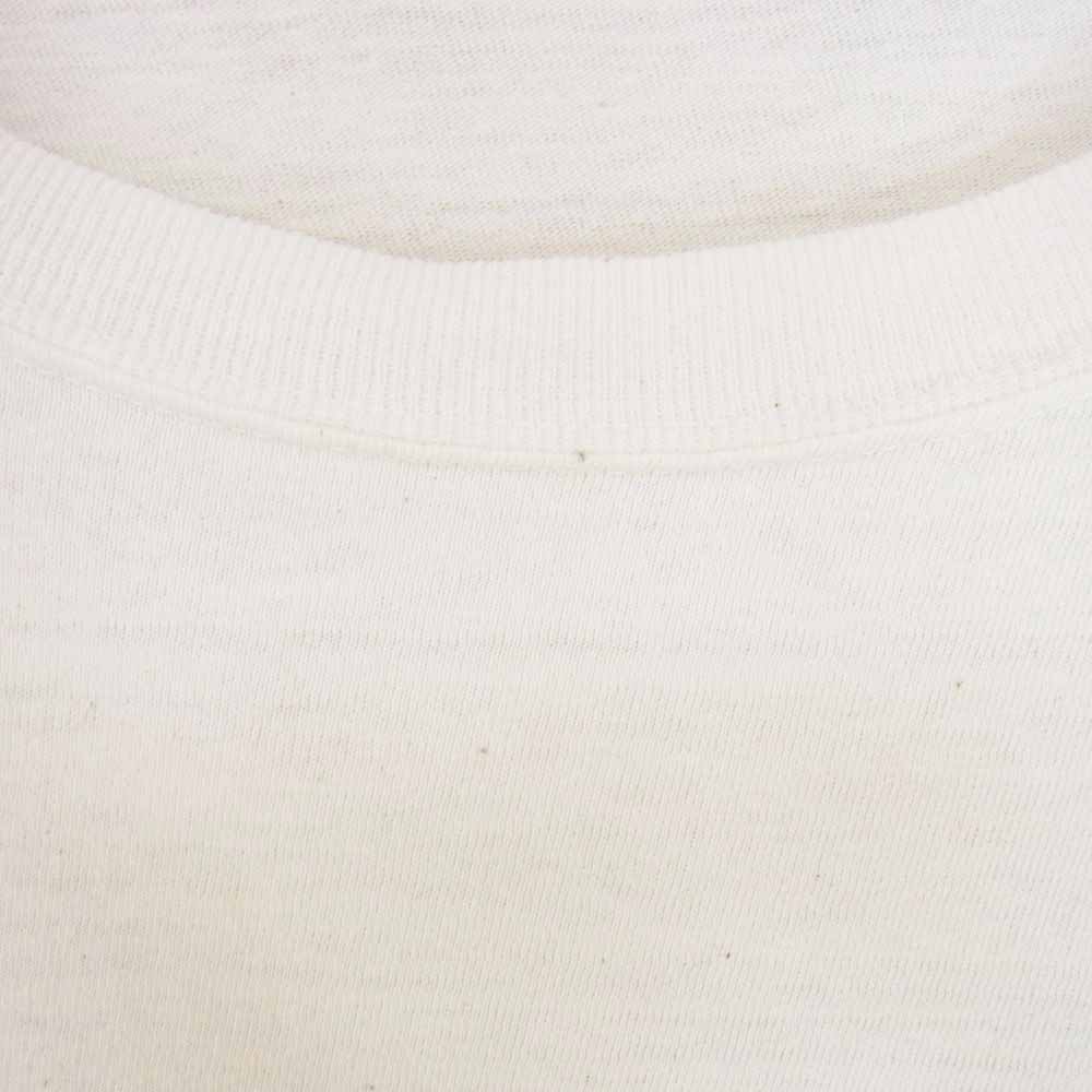 Deuxieme Classe ドゥーズィエムクラス 21-070-500-7080-3-0 袖プリント クルーネック 長袖 Tシャツ ホワイト系 サイズ表記無【中古】