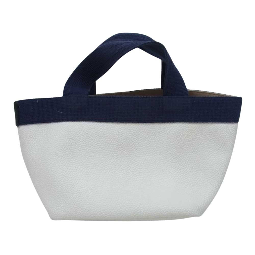エルベシャプリエ　701GP ブラン×ネイビー　未使用品 Herve Chapelier エルベ・シャプリエ 701GP ブラン×ネイビー トート