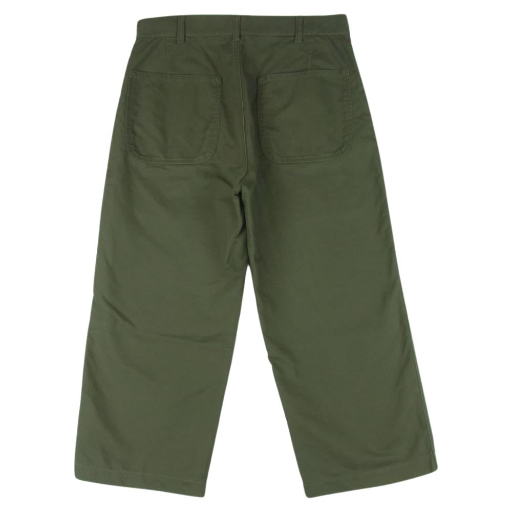 COMME des GARCONS HOMME コムデギャルソンオム HR-P015 コインポケット付き コットン スラックス パンツ カーキ系 S【中古】