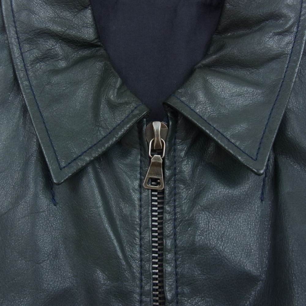 JIL SANDER ジルサンダー シングル ライダース レザー ジャケット