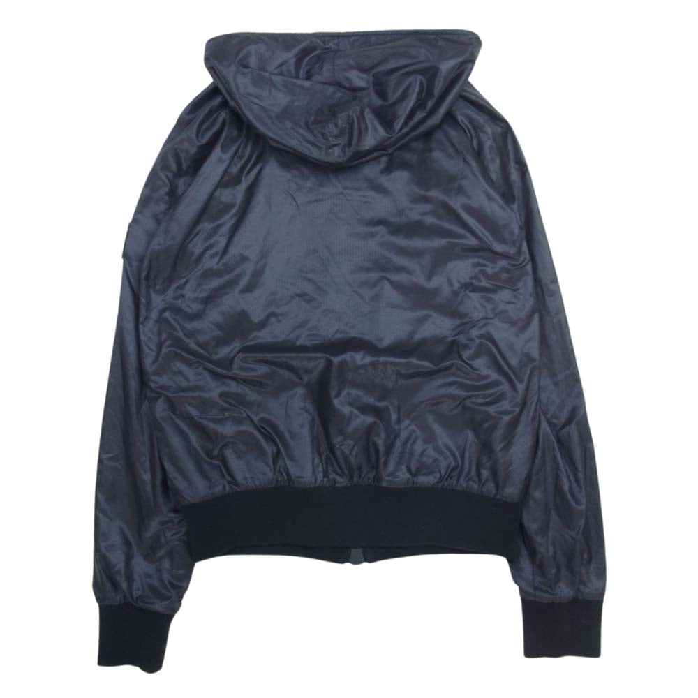 MONCLER モンクレール 101-391-83326-00 GAMME BLEU ガムブルー ロゴワッペン フルジップ ナイロンジャケット ブルゾン ネイビー系 00【中古】