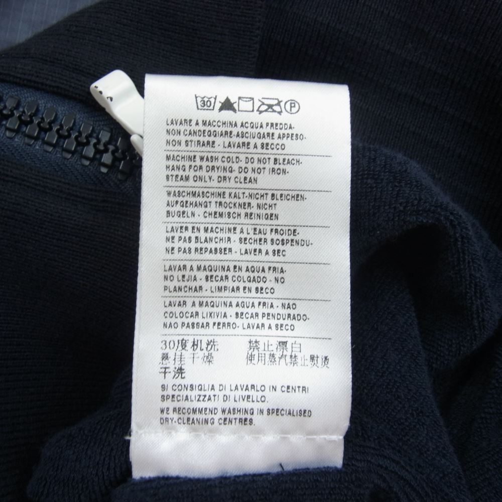 MONCLER モンクレール 101-391-83326-00 GAMME BLEU ガムブルー ロゴワッペン フルジップ ナイロンジャケット ブルゾン ネイビー系 00【中古】