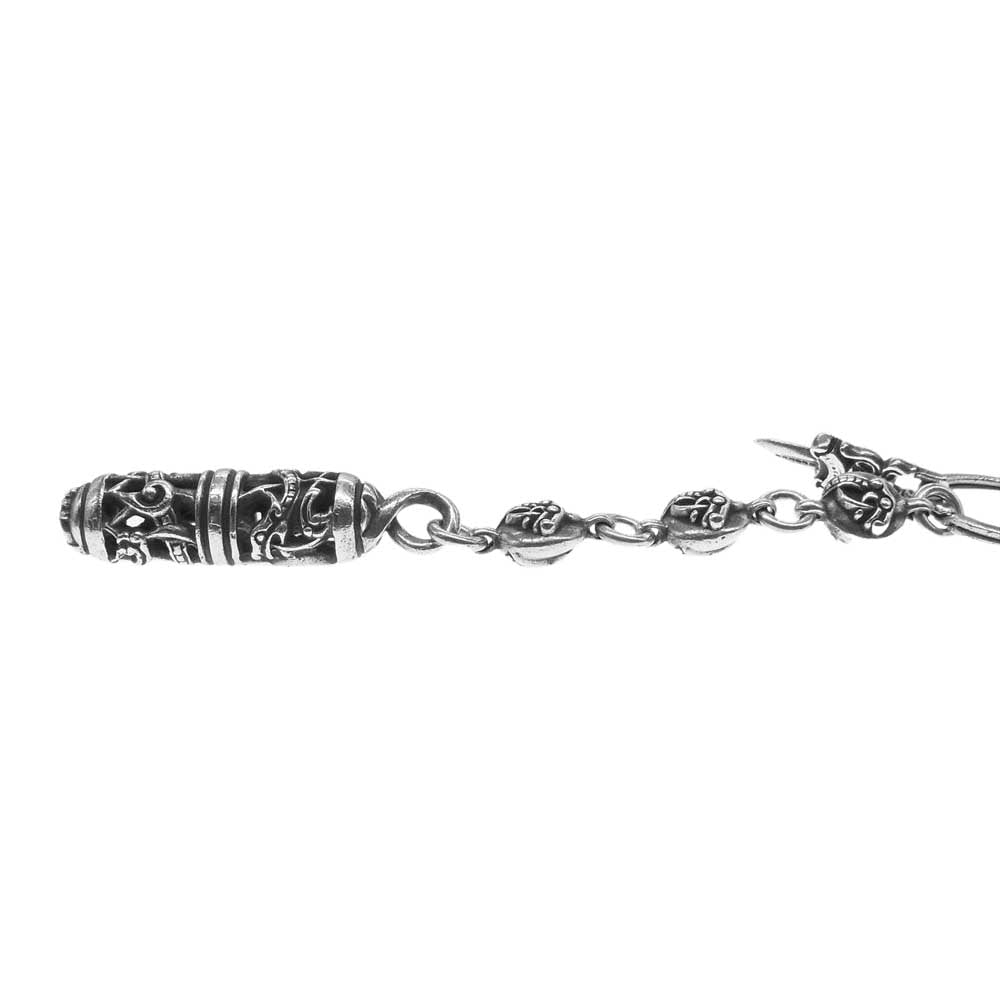 CHROME HEARTS クロムハーツ（原本無） CELTIC ROLLER BALL KEY RING ケルティック ローラー キーリング キーチェーン シルバー系【中古】