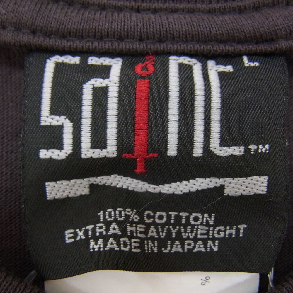 SAINT MICHAEL セントマイケル 21AW SM-A21-0000-072 Kaikai Kiki TM Mush Tee カイカイキキ 村上隆 マッシュ 半袖 Tシャツ チャコール系 L【極上美品】【中古】