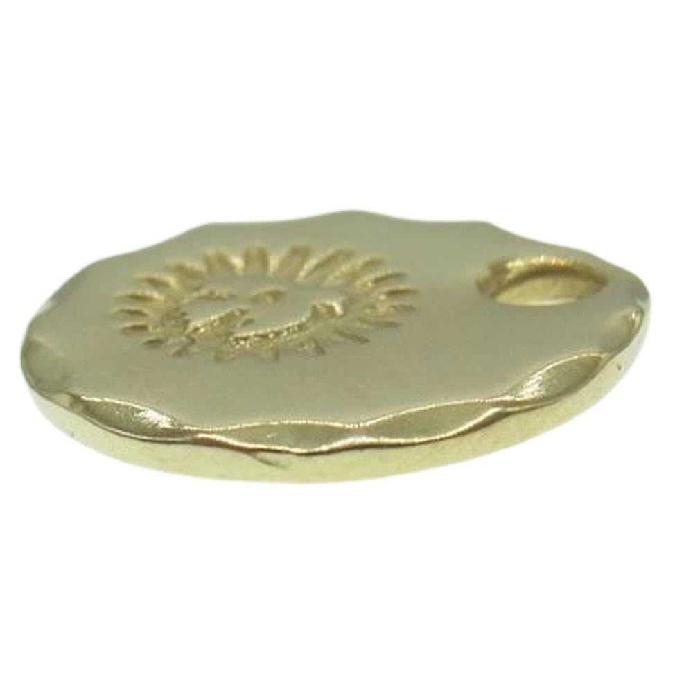 WINGROCK ウィングロック 18K 全金 メタル タタキ ペンダントトップ   ゴールド系【中古】