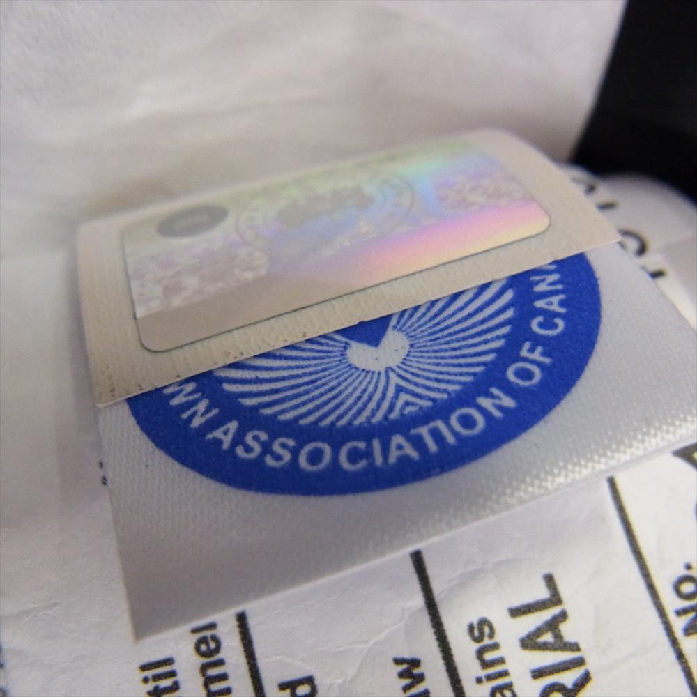 CANADA GOOSE カナダグース 2301JM サザビータグ RUSSELL PARKA ラッセル パーカ ロゴワッペン フーディー ダウン ジャケット ダークネイビー系 S【中古】