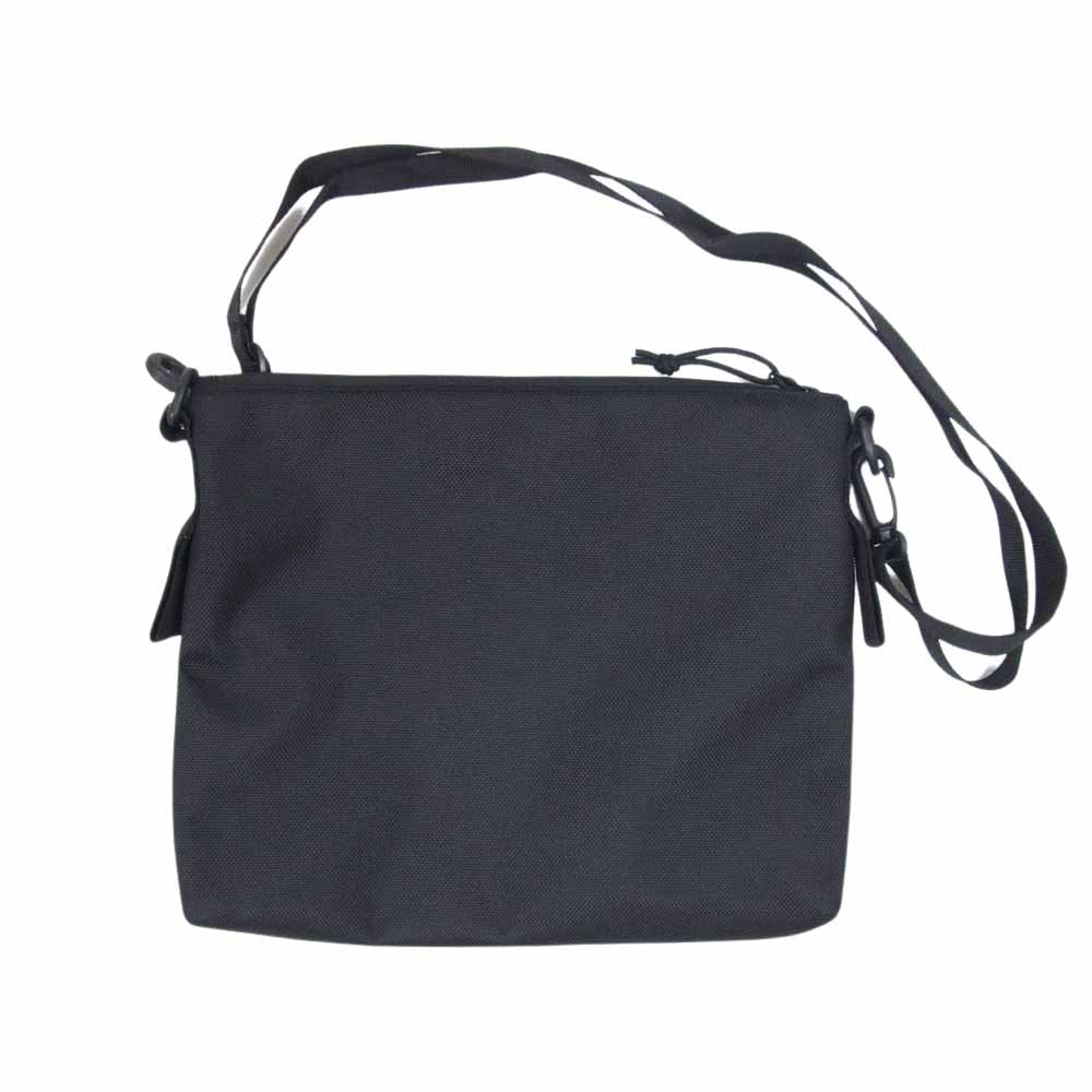 Yohji Yamamoto ヨウジヤマモト HZ-I57-660-1-03 × NEW ERA ニューエラ WHITE LOGO SHOULDER BAG Sacoche ホワイト ロゴ ショルダー バッグ サコッシュ ブラック系【極上美品】【中古】